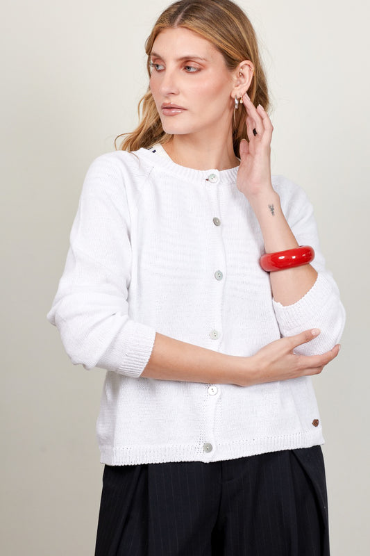 Chaleco Algodón Riva Blanco