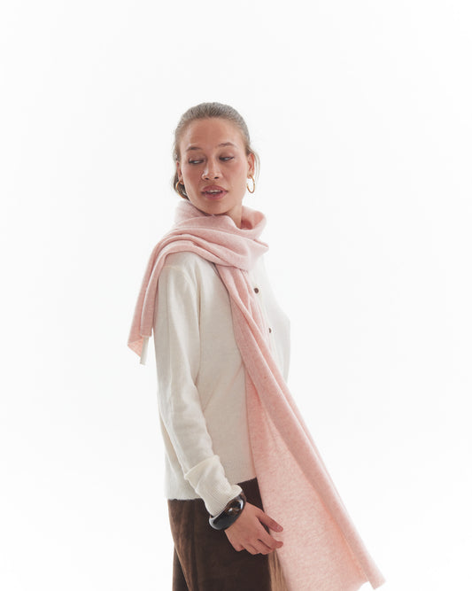 Bufanda 100% Cashmere Rosalia Rosada
