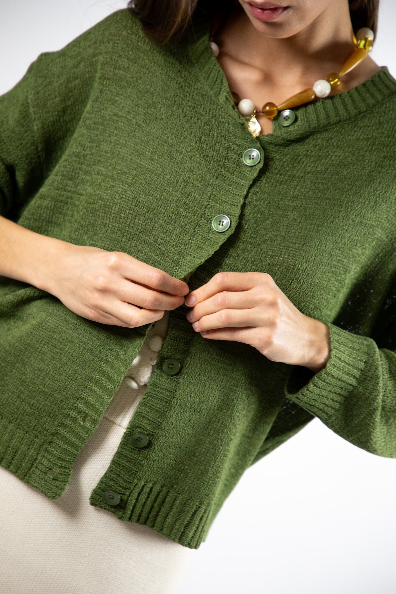 Chaleco Algodón Eva Oliva