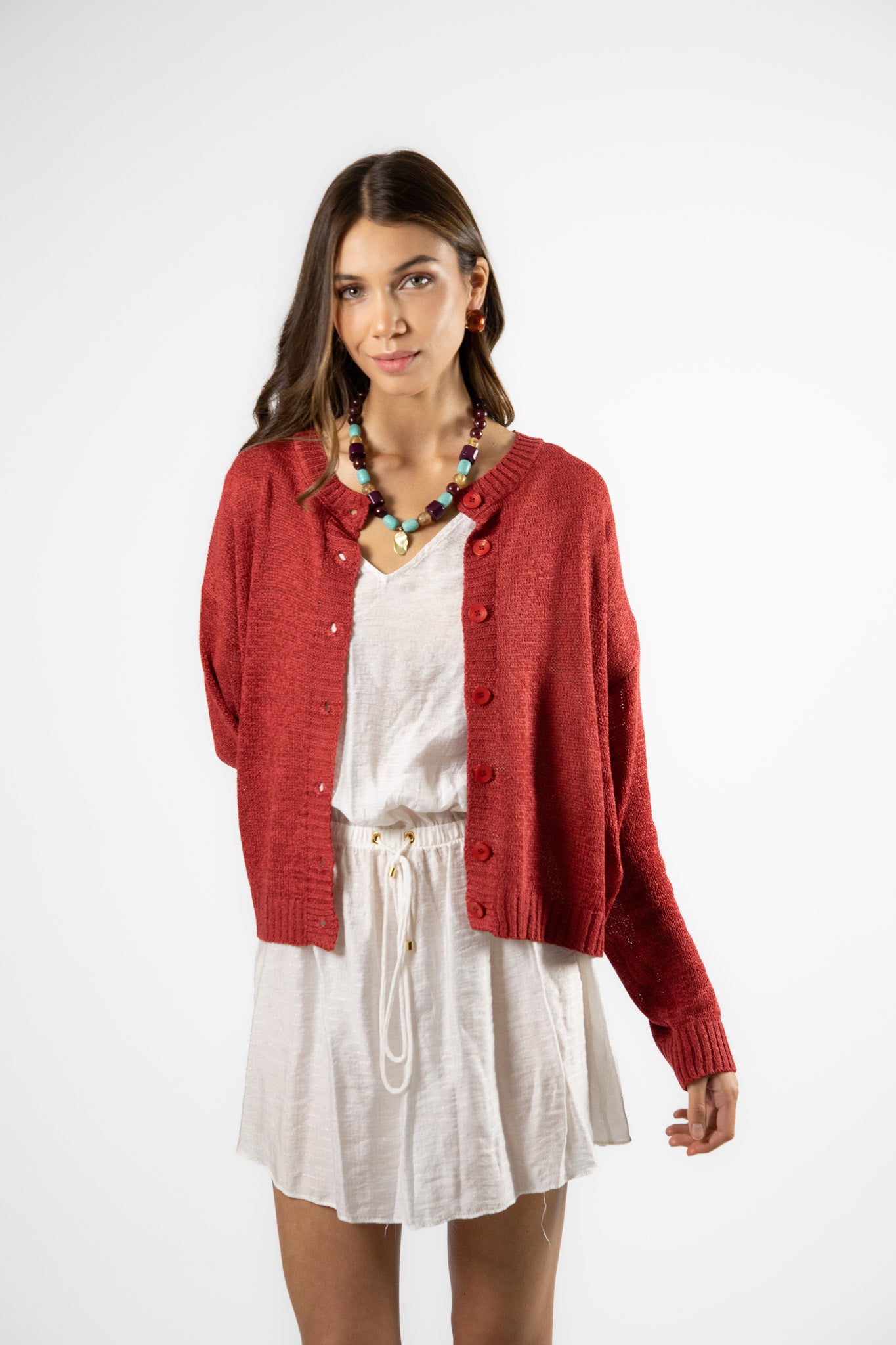 Chaleco Algodón Eva Rojo