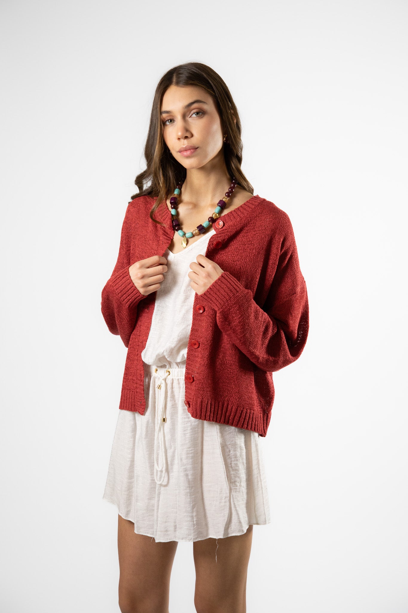 Chaleco Algodón Eva Rojo