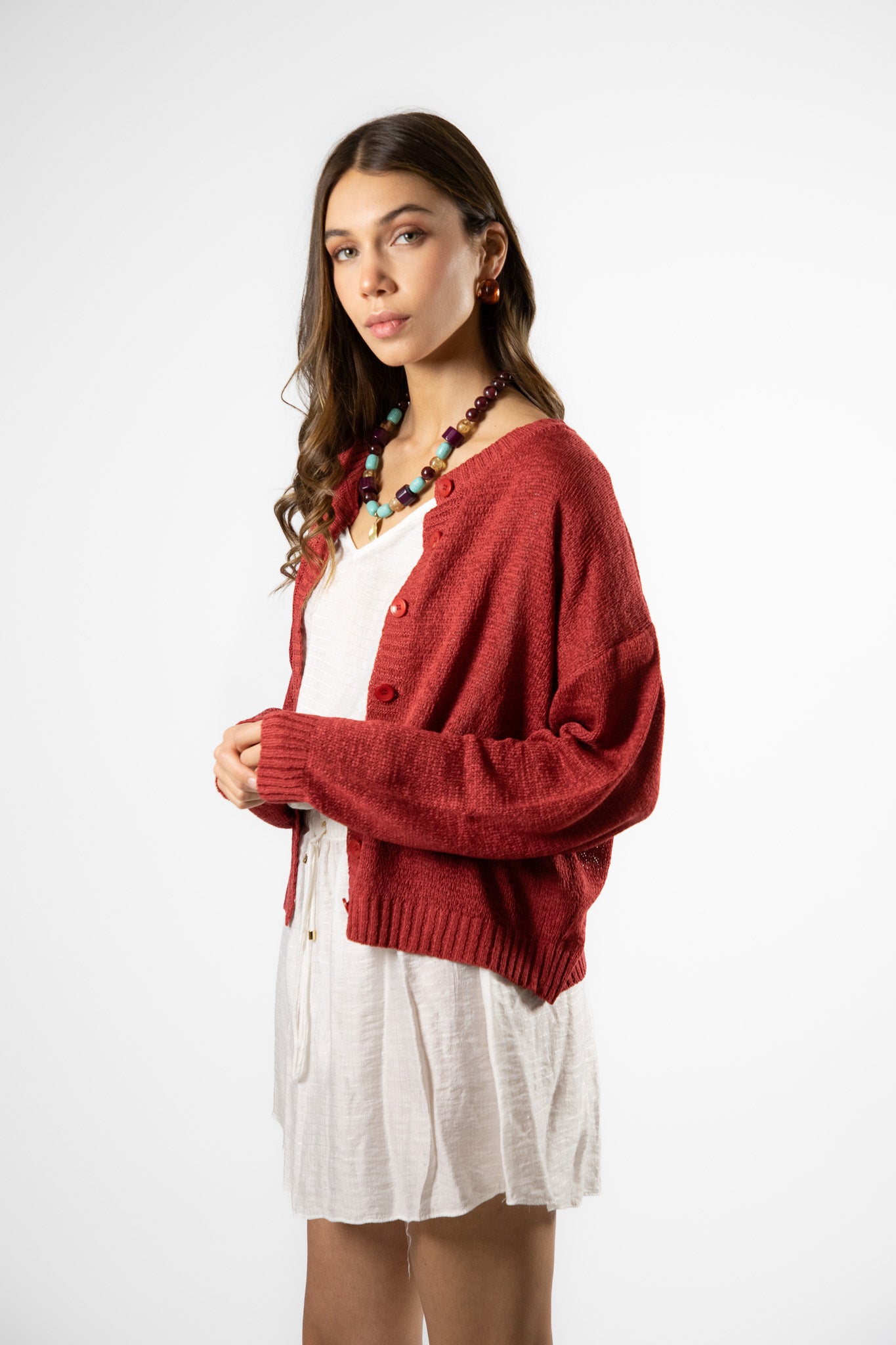 Chaleco Algodón Eva Rojo