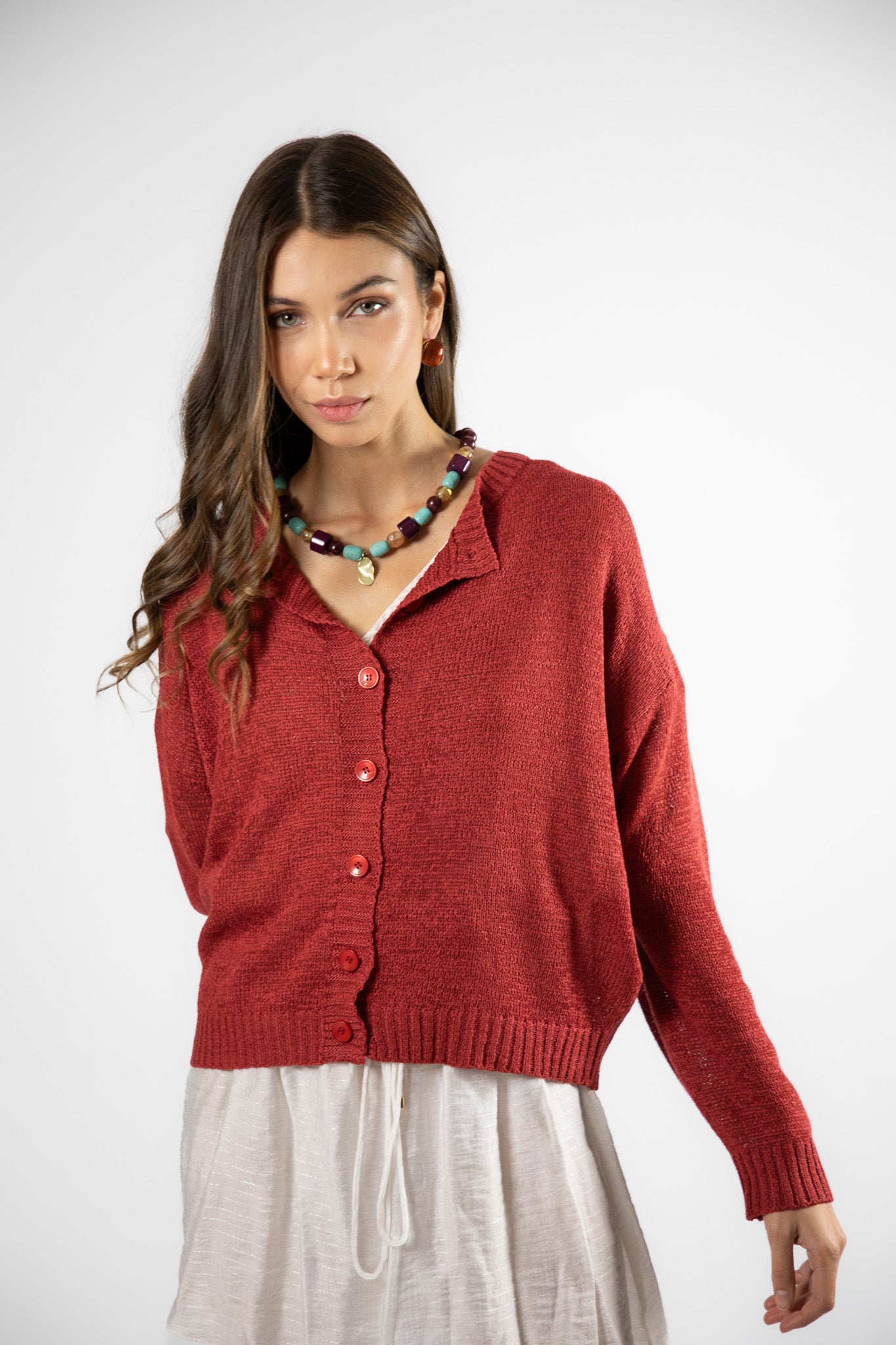 Chaleco Algodón Eva Rojo