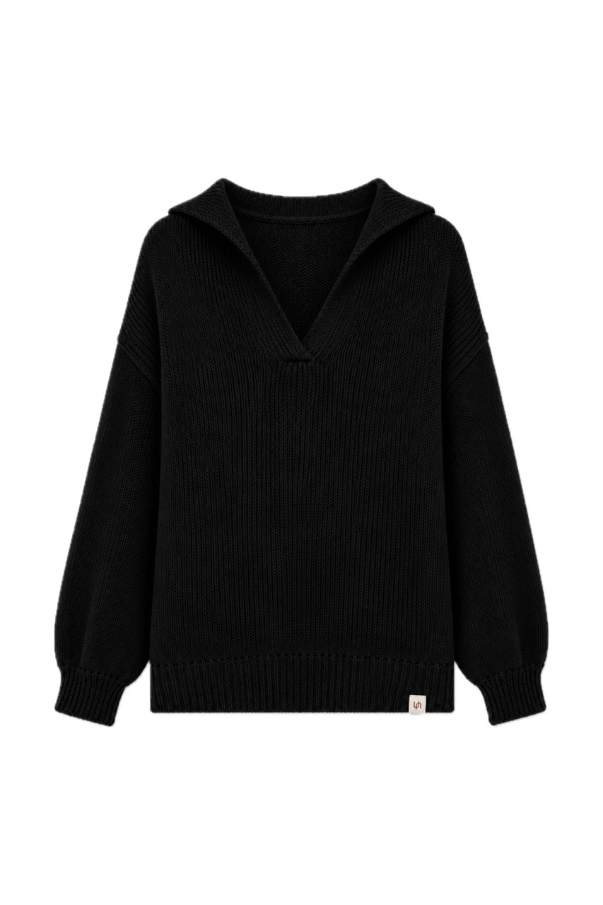 Sweater Algodón Bronte Negro
