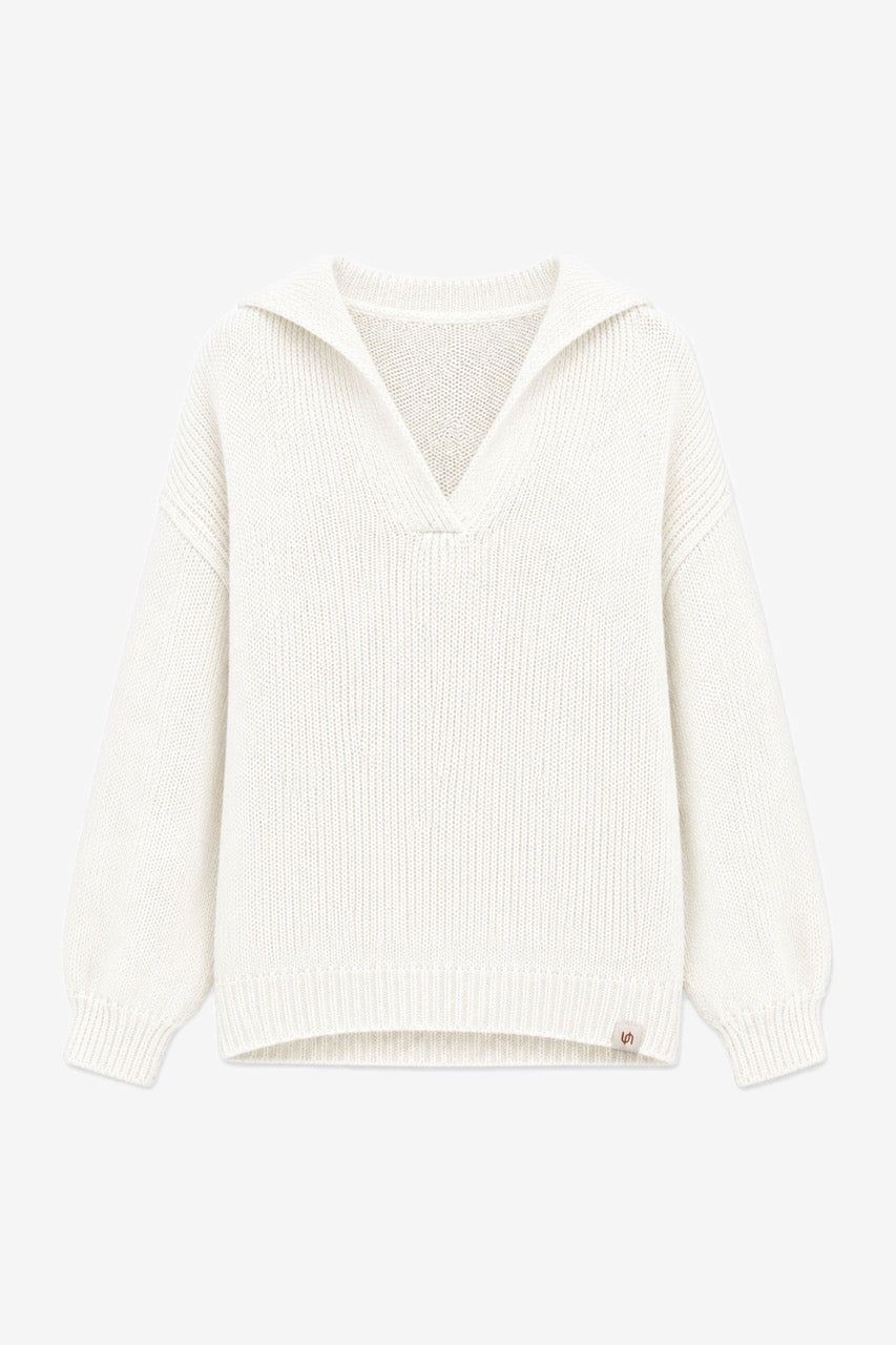 Sweater Algodón Bronte Blanco