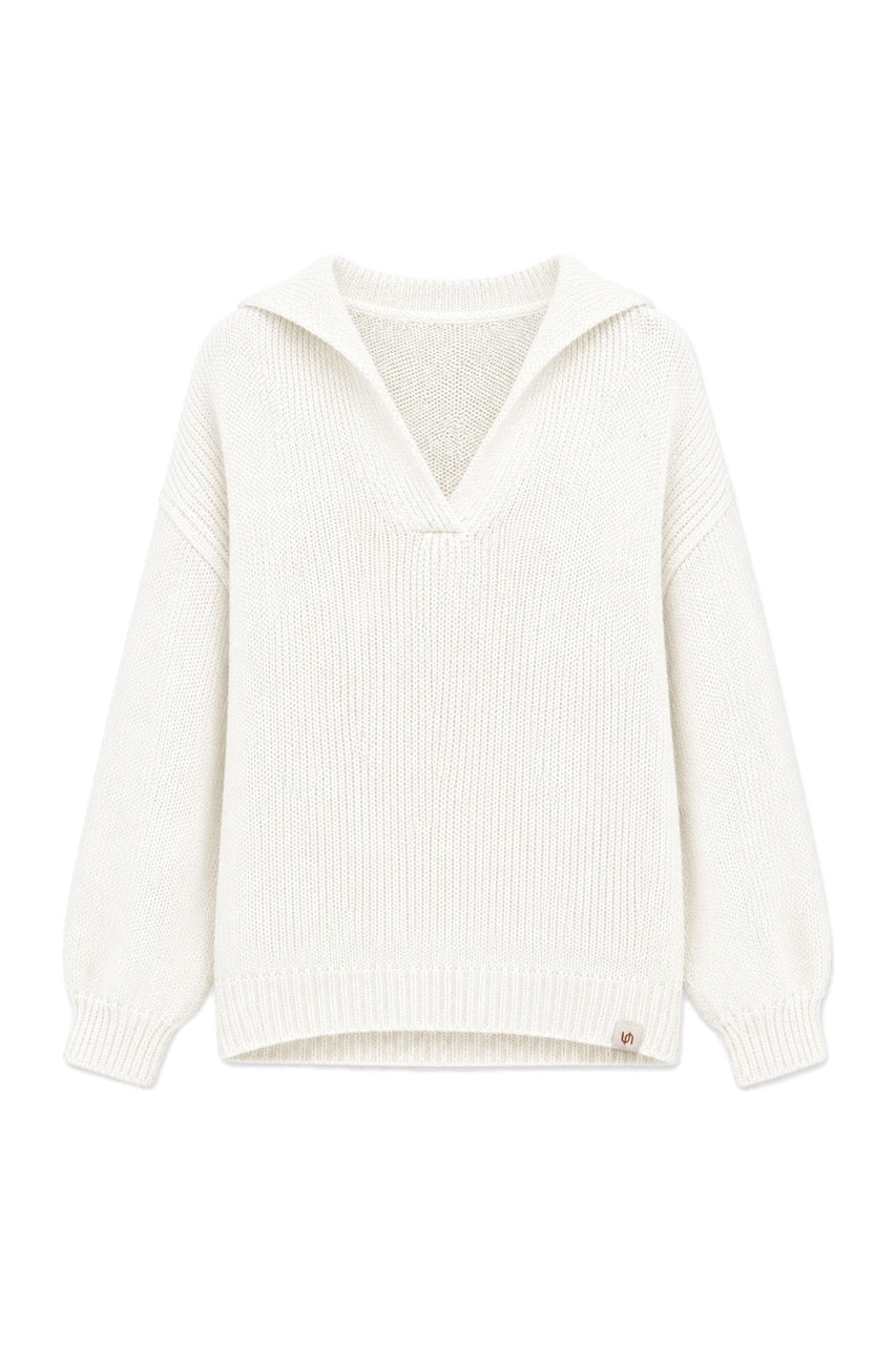 Sweater Algodón Bronte Blanco