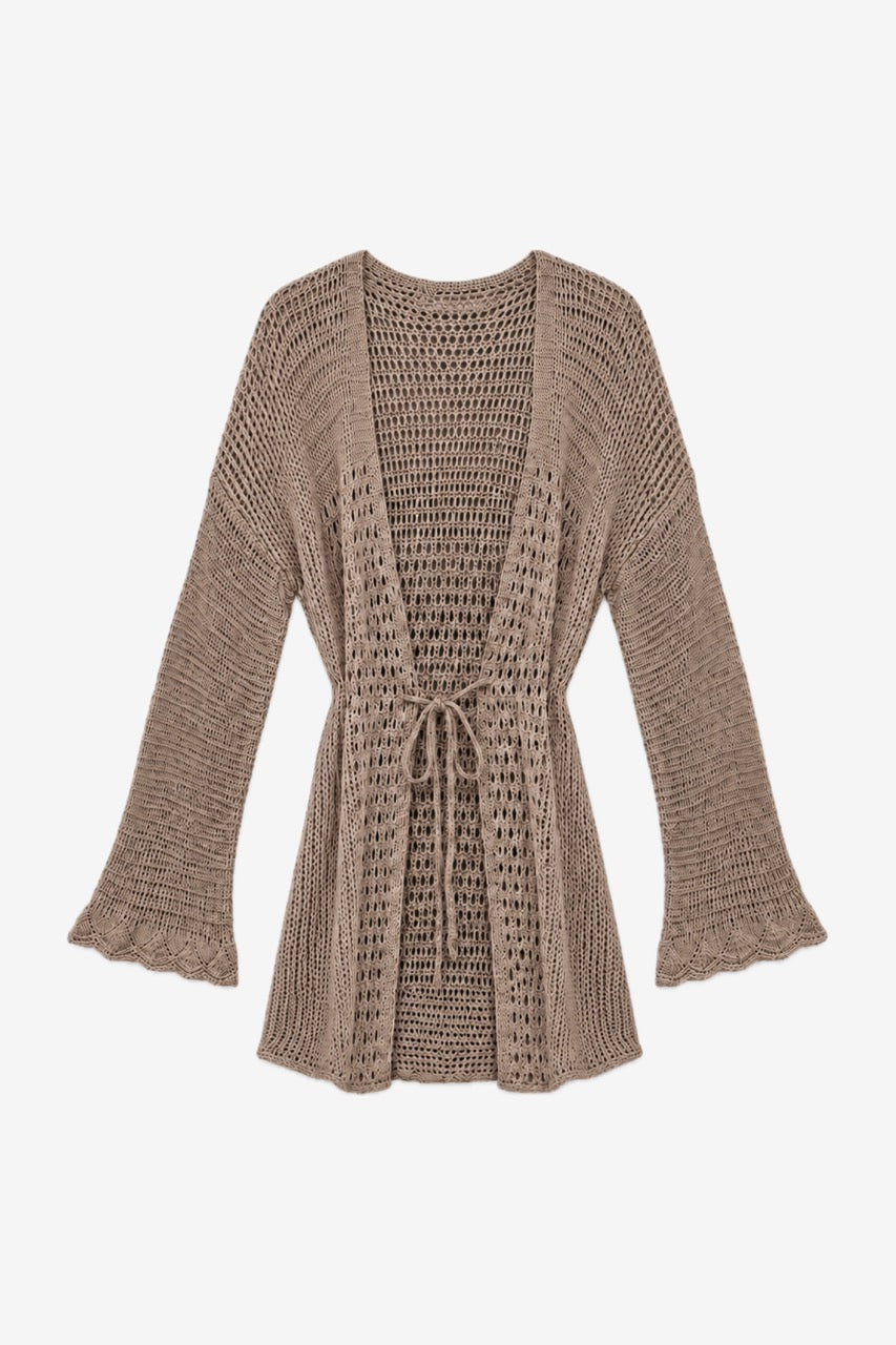 Chaleco 100% Algodón Vera Taupe