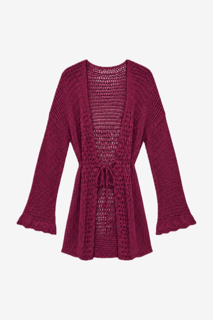 Chaleco 100% Algodón Vera Magenta