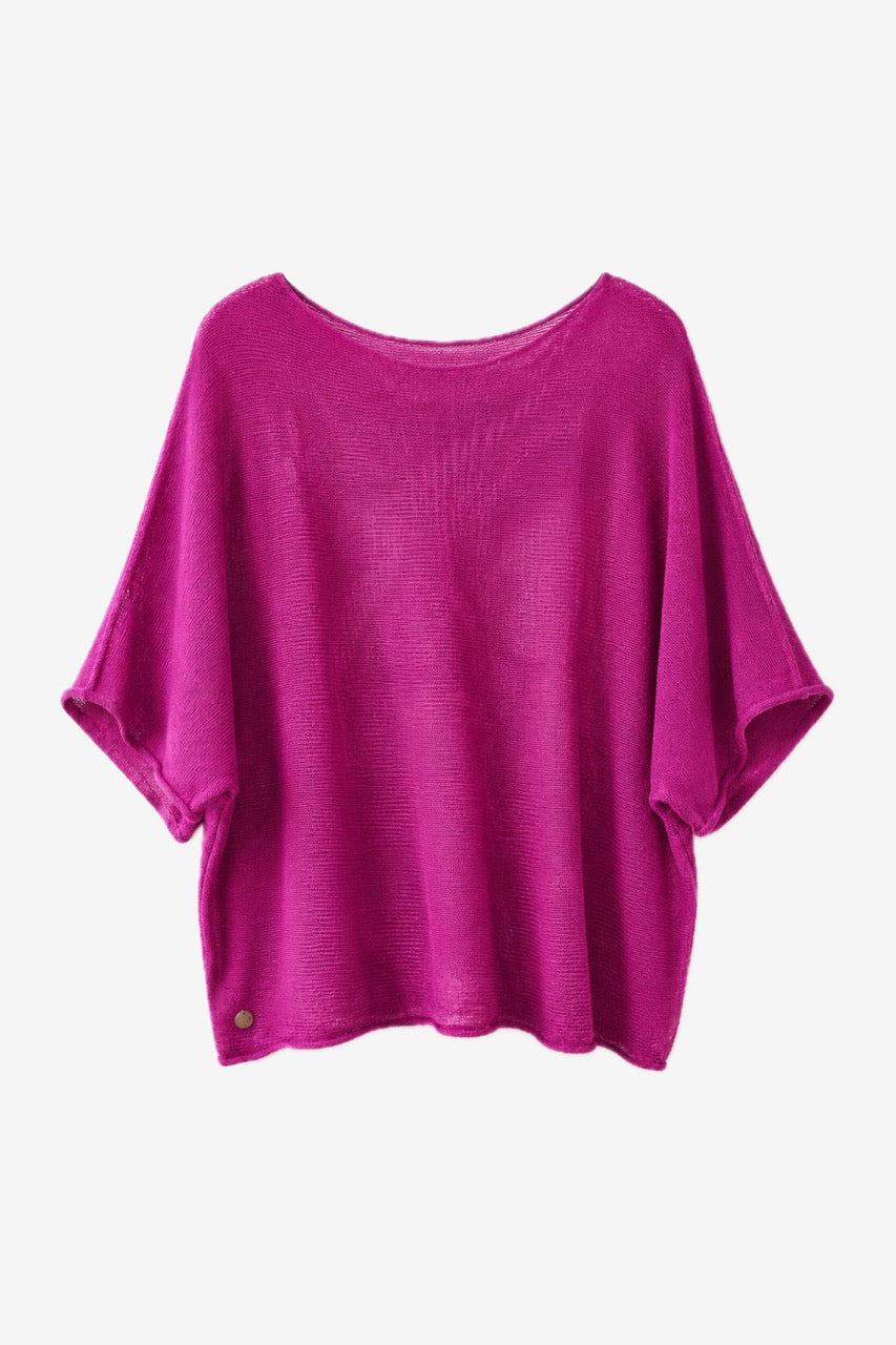Top Algodón Ada Magenta