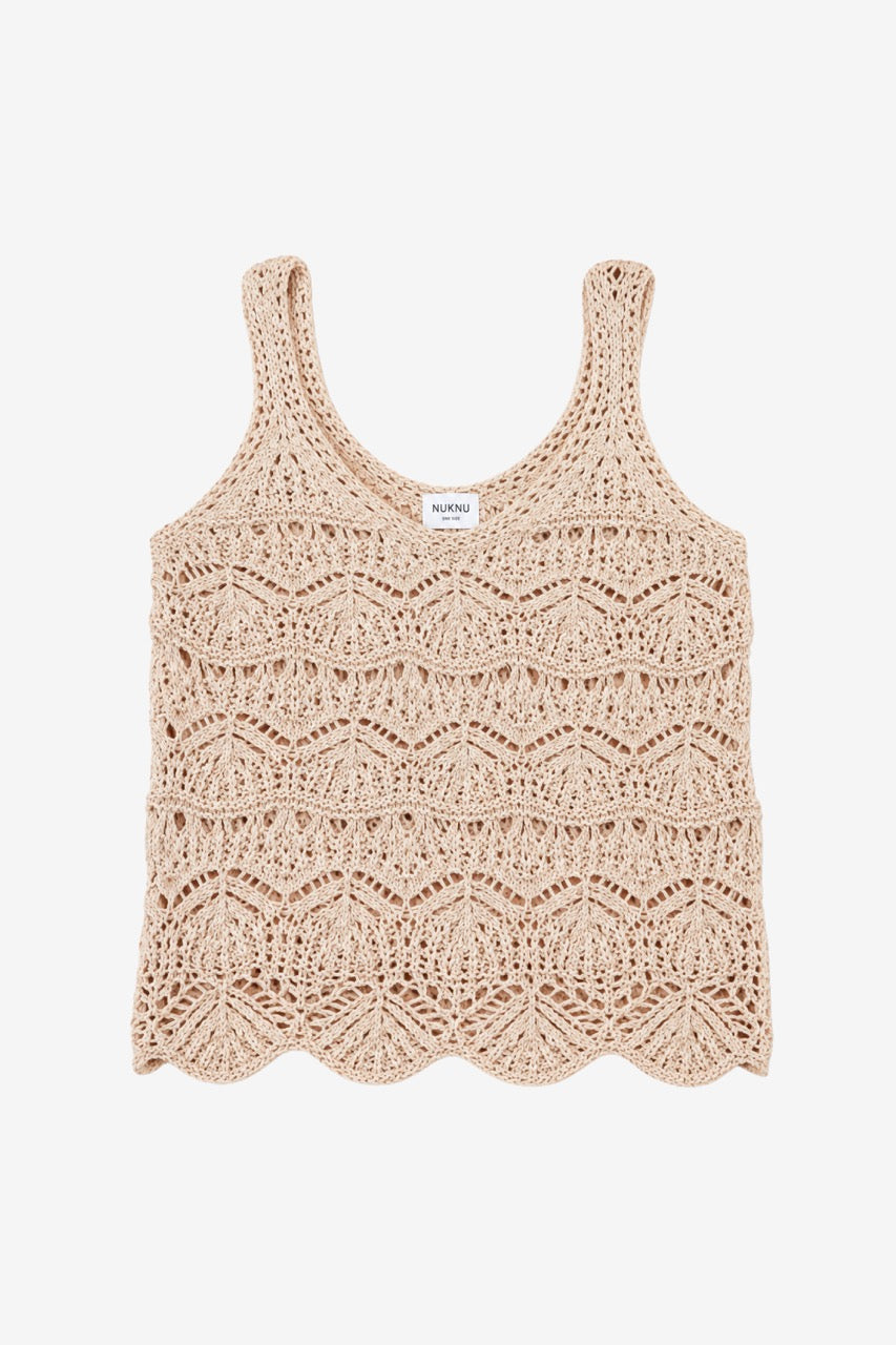 Top Algodón Julia Beige