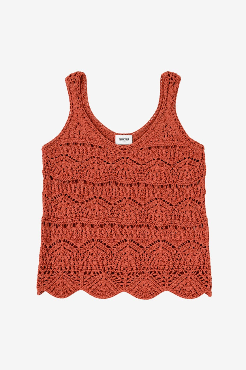 Top Algodón Julia Terracota