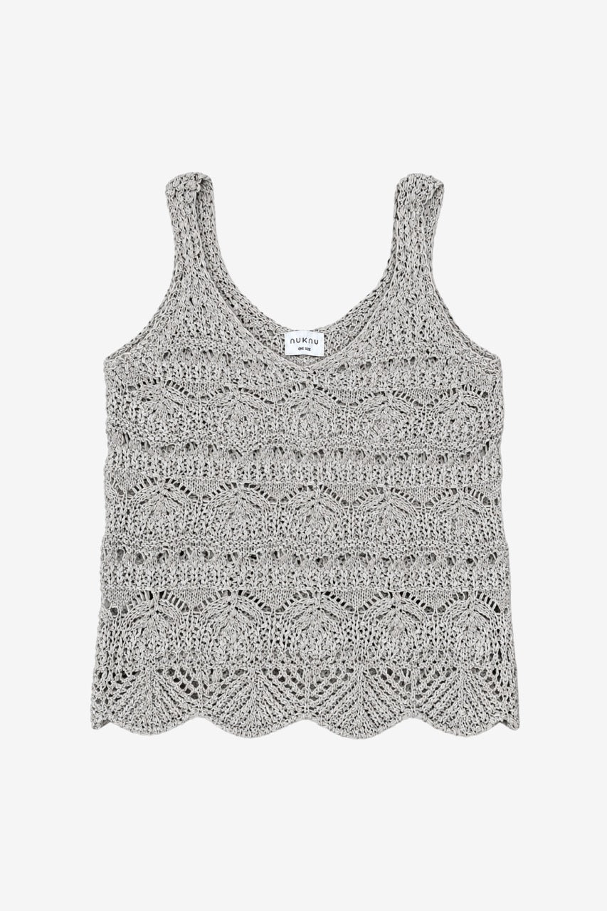 Top Algodón Julia Gris