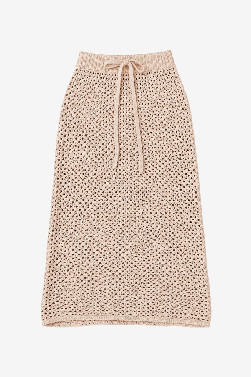 Falda Algodón Kika Beige