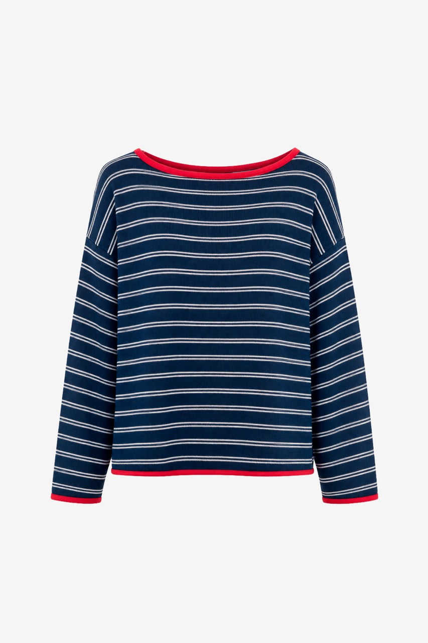 Sweater Algodón Nemi Azul