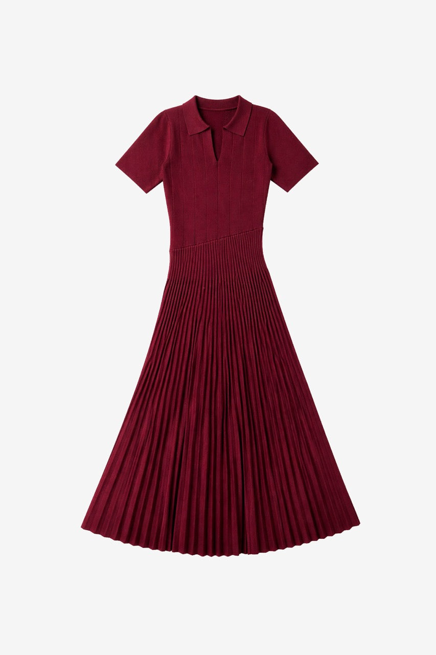 Vestido Viscosa Vetra Burdeo
