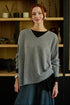 Sweater Lana y Cashmere Sorrento Gris Vista Frontal