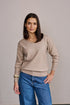 Sweater Lana Grete Beige Vista Frontal