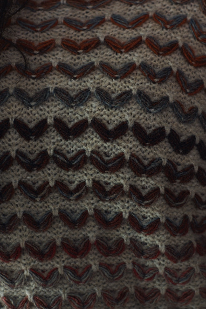 Sweater Blend Lana Novara Beige Detalle
