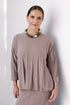 Sweater Lana y Cashmere Runa Beige Vista Frontal