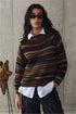 Sweater Blend Lana Varese Café Vista Frontal