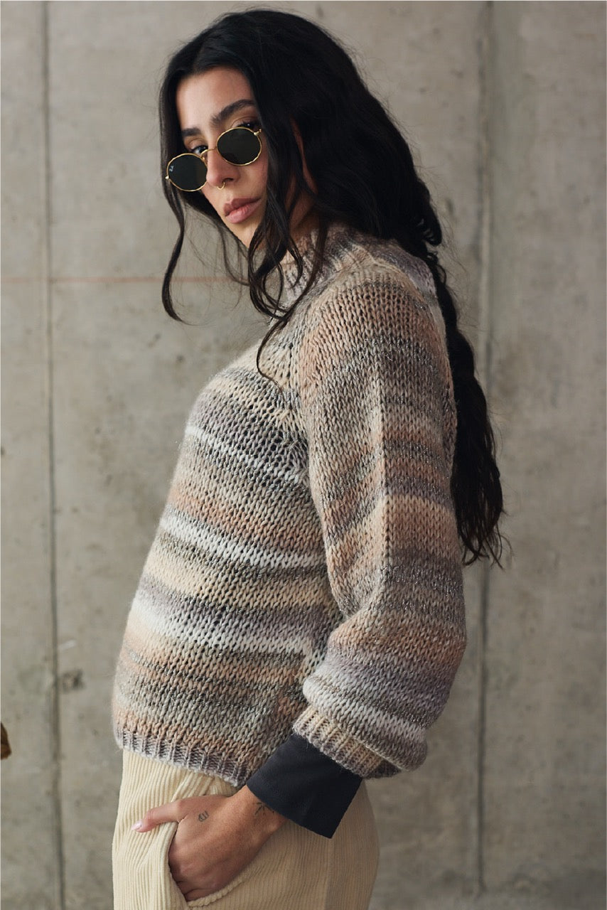 Sweater Blend Lana Varese Gris Vista Lateral