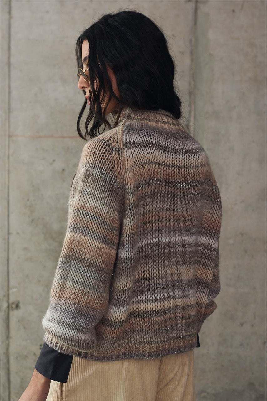 Sweater Blend Lana Varese Gris Vista Posterior