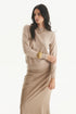 Sweater Lana Vilma Beige Vista Frontal