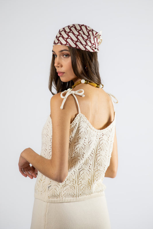 Top Algodón Noemi Crudo