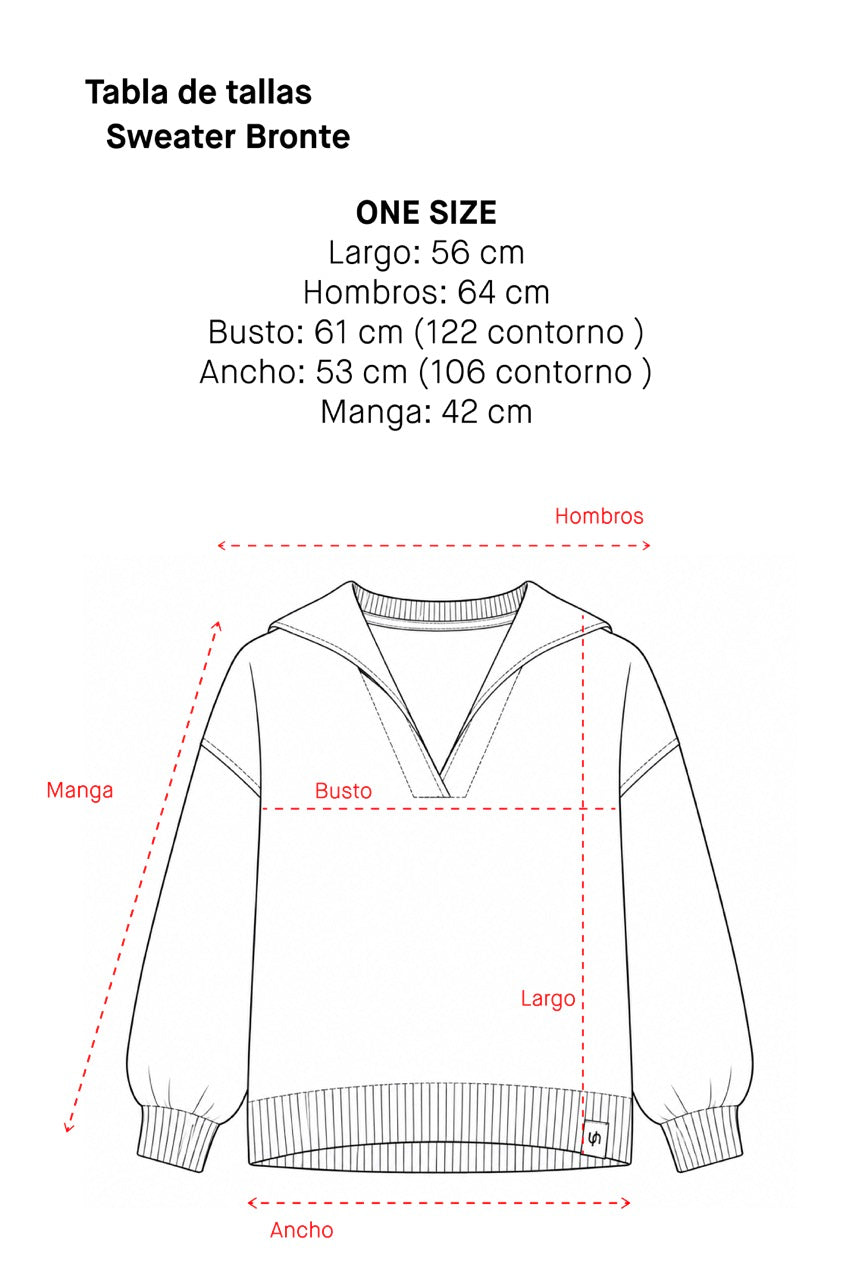 Sweater Algodón Bronte Blanco