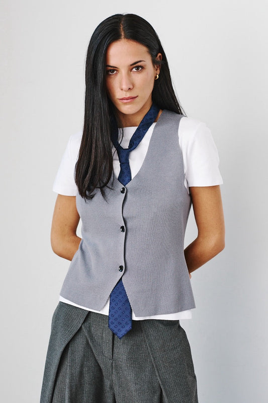 Vest Viscosa Algot Gris Vista Frontal 2