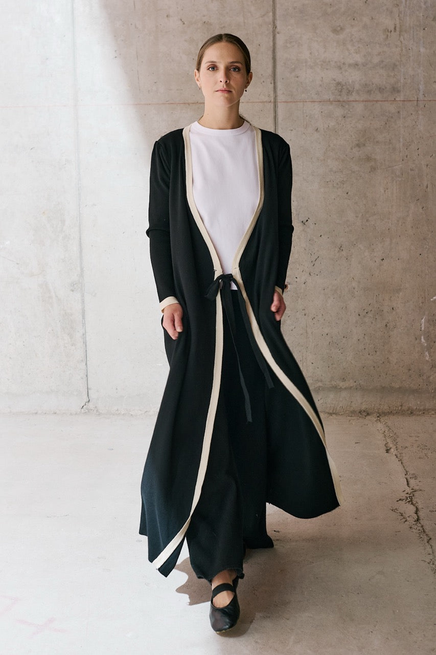 Vestido Viscosa Aila Negro Vista Frontal 2