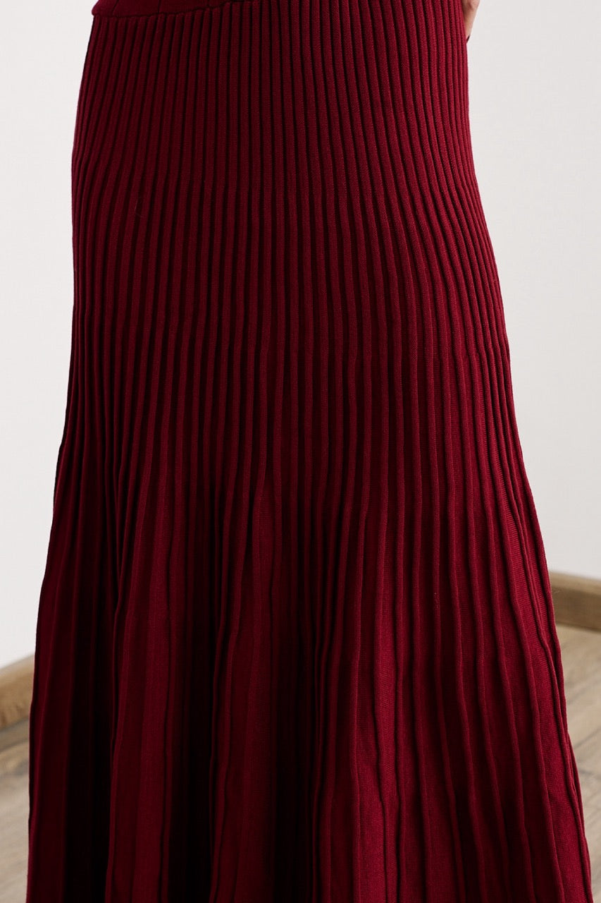 Vestido Viscosa Vetra Burdeo