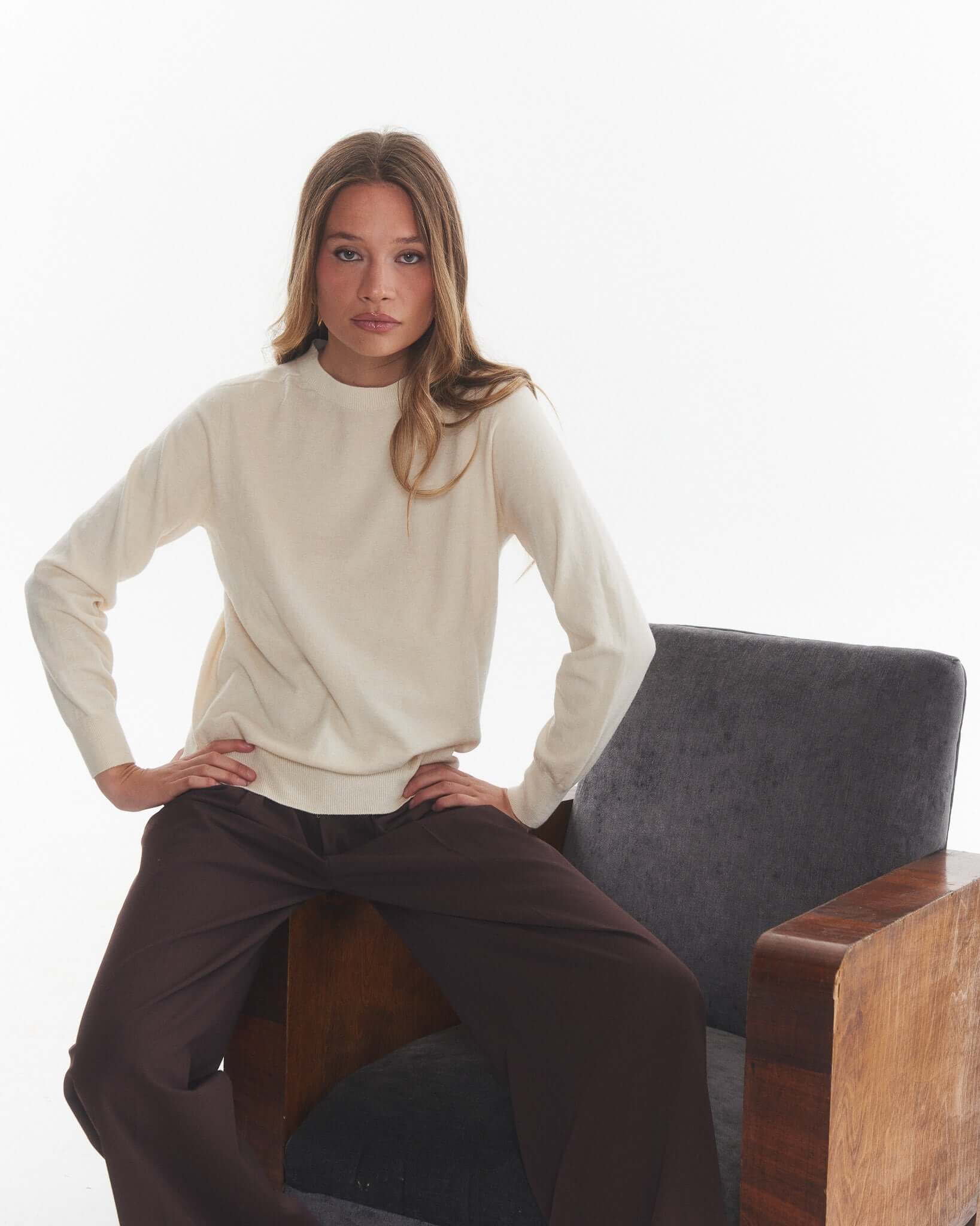 Sweater Cashmere Vilma Crudo