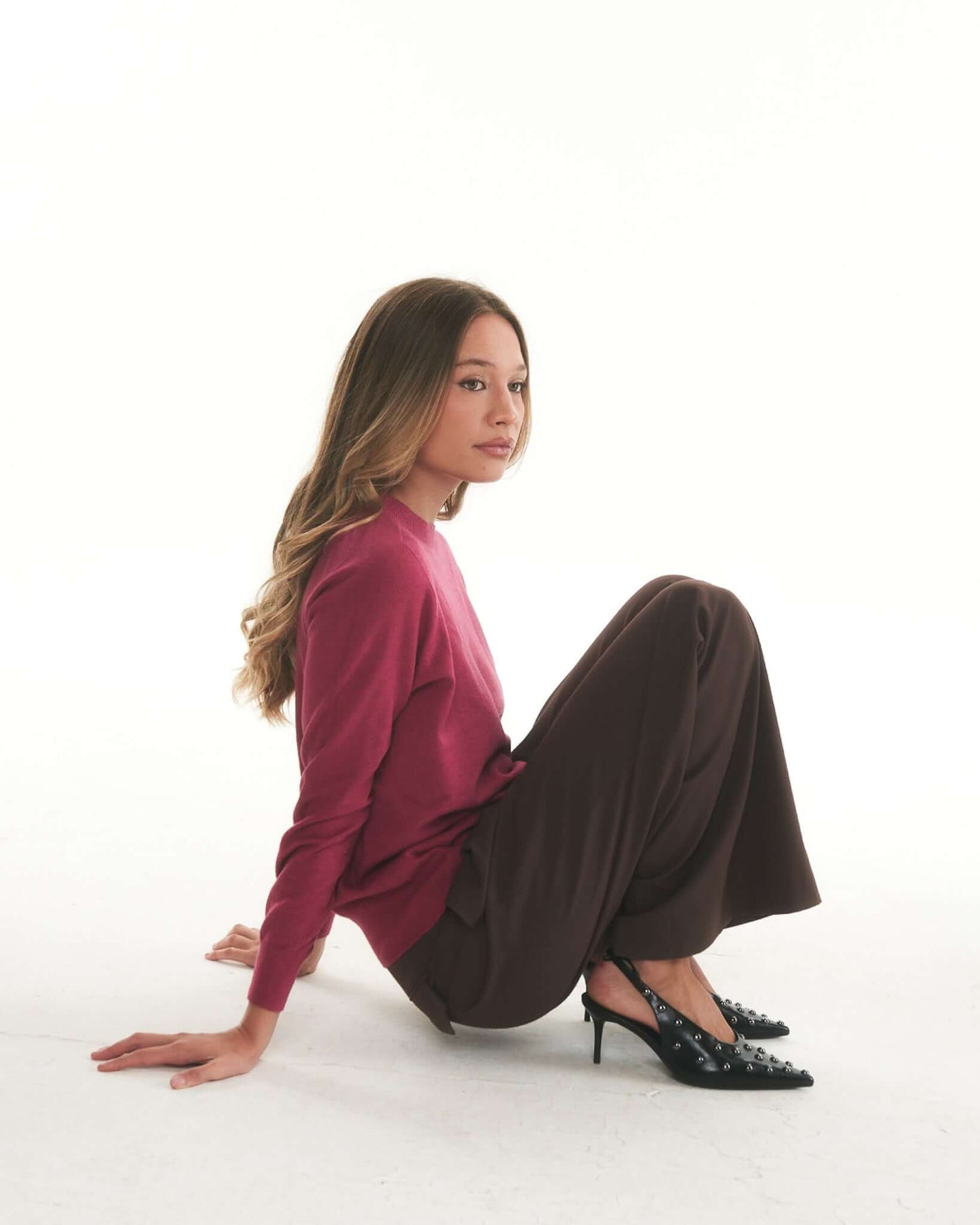 Sweater Cashmere Vilma Frambuesa
