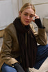 Bufanda Lana y Cashmere Bari Café Vista Frontal