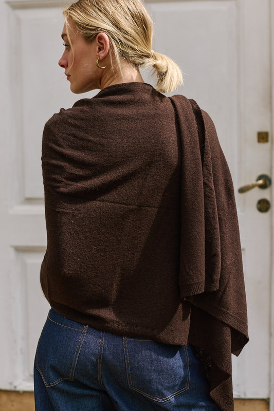 Bufanda Lana y Cashmere Torino Café