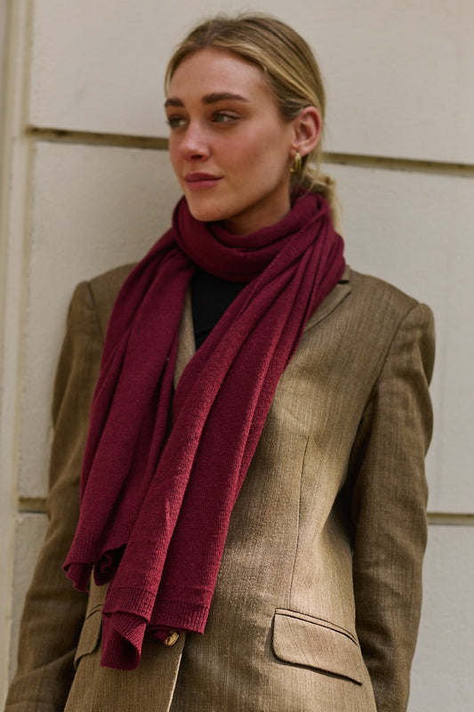 Bufanda Lana y Cashmere Firenze Rosado