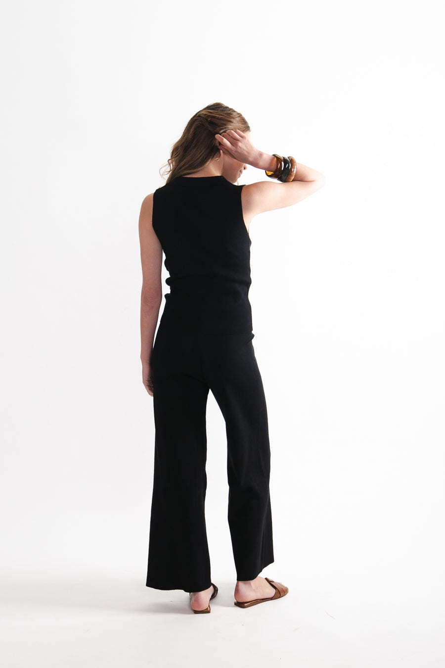 Top sin manga Viscosa Mely Negro
