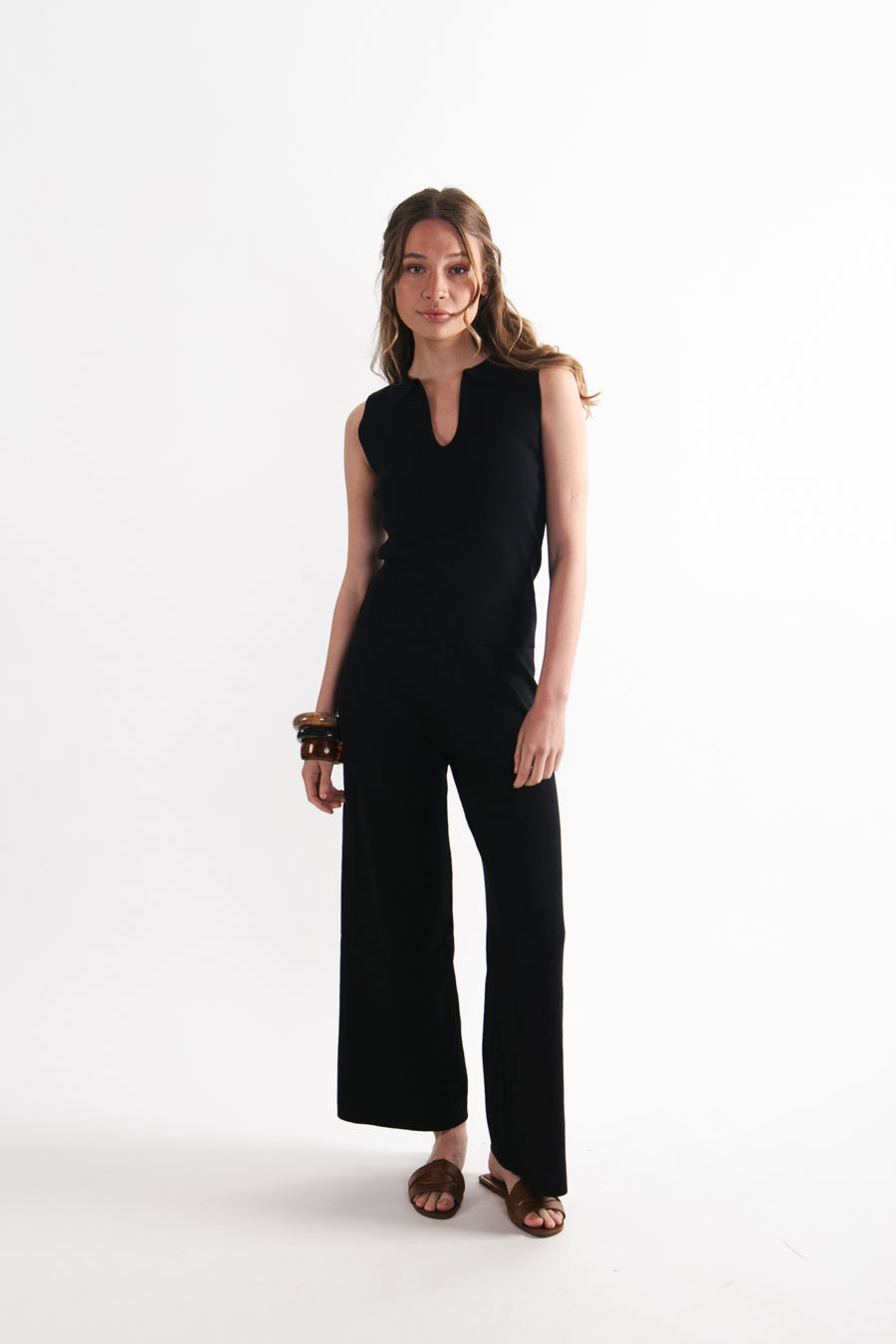 Pantalón Viscosa Debora Negro