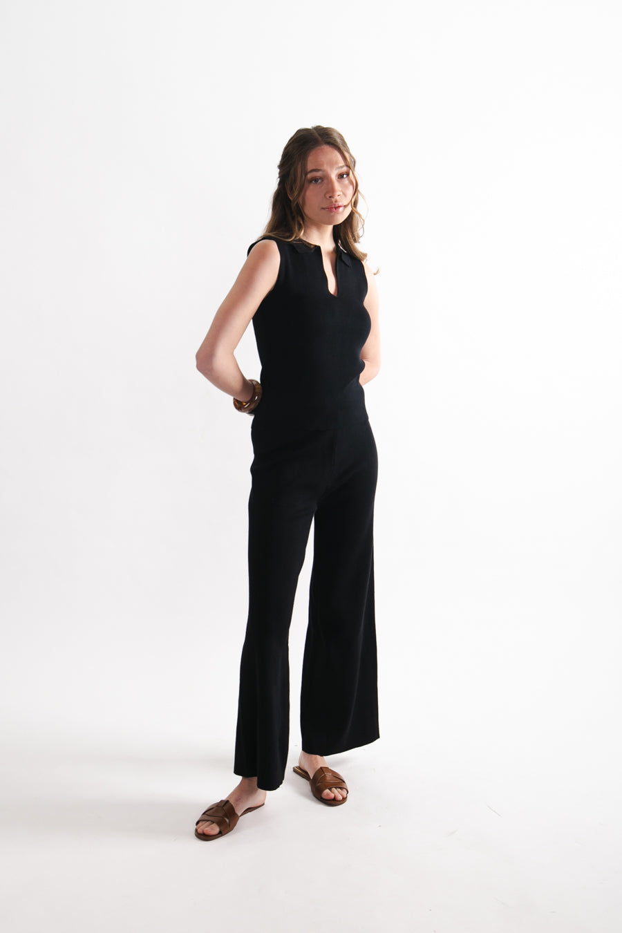 Pantalón Viscosa Debora Negro