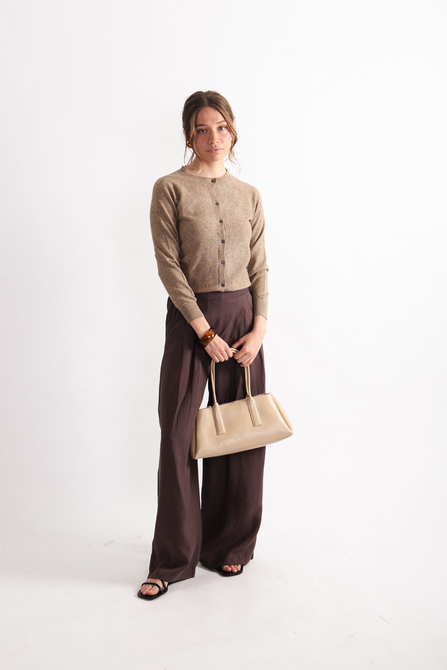 Chaleco Cashmere Leticia Taupe
