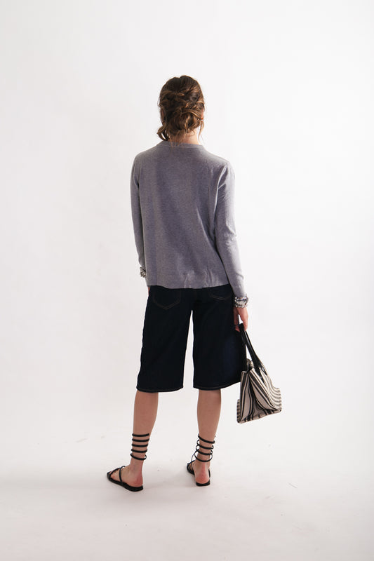 Chaleco Cashmere Liliana Gris Claro