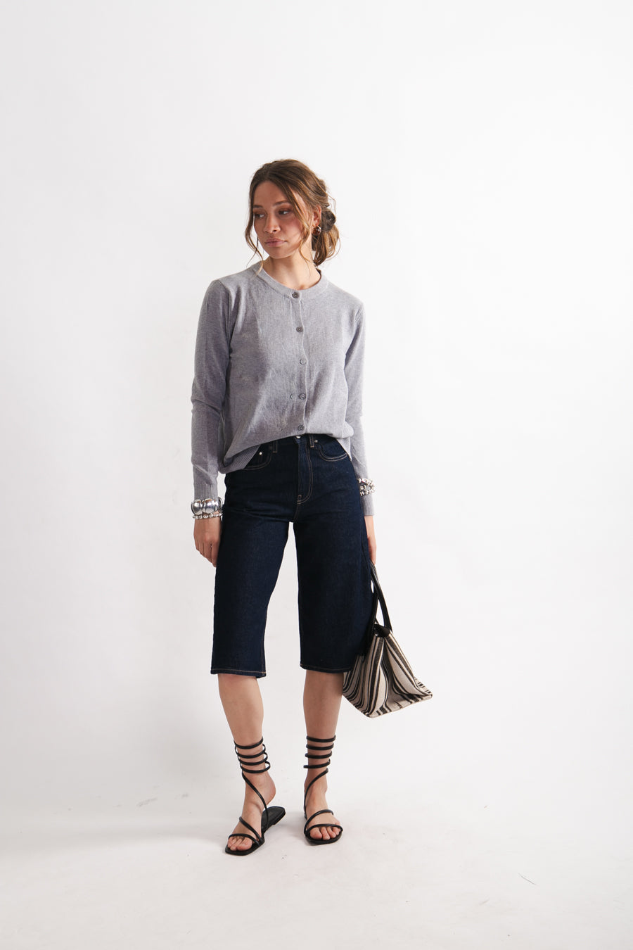 Chaleco Cashmere Liliana Gris Claro