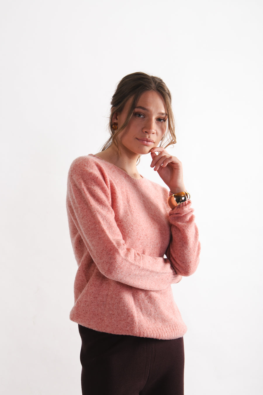 Sweater 100% Lana Paula Rosado
