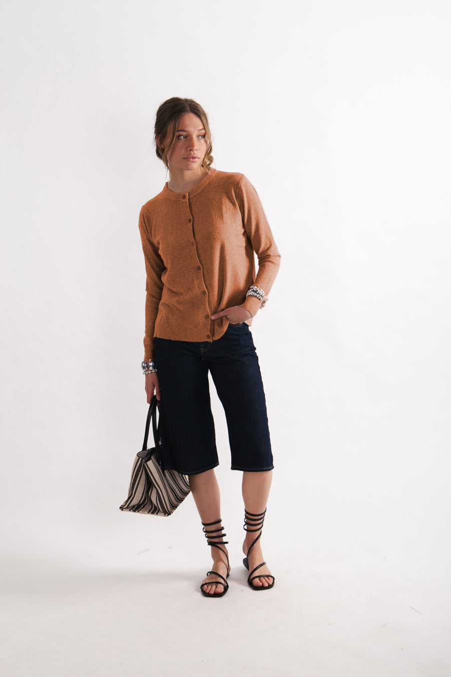 Chaleco Cashmere Liliana Cúrcuma