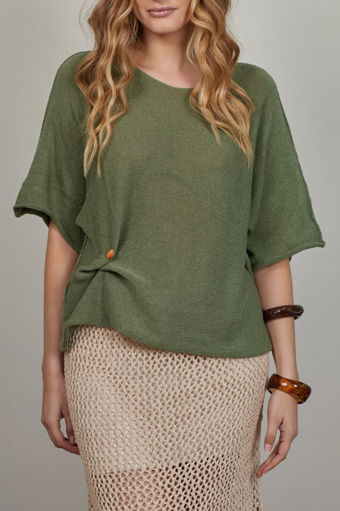 Top Algodón Ada Verde