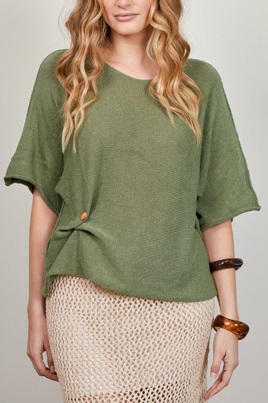 Top Algodón Ada Verde