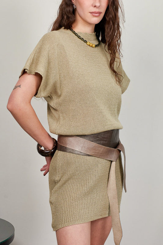 Vestido 100% Algodón Gaia Verde
