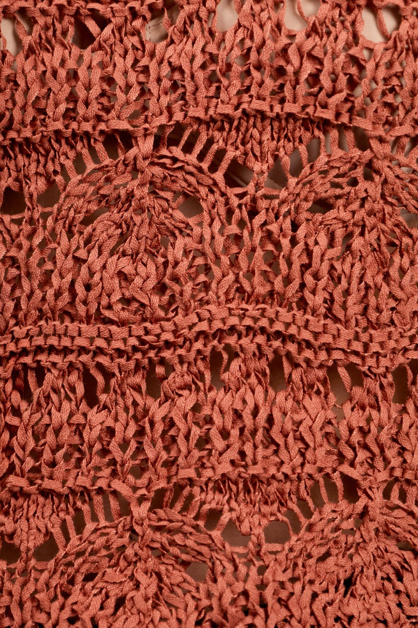 Top Algodón Julia Terracota