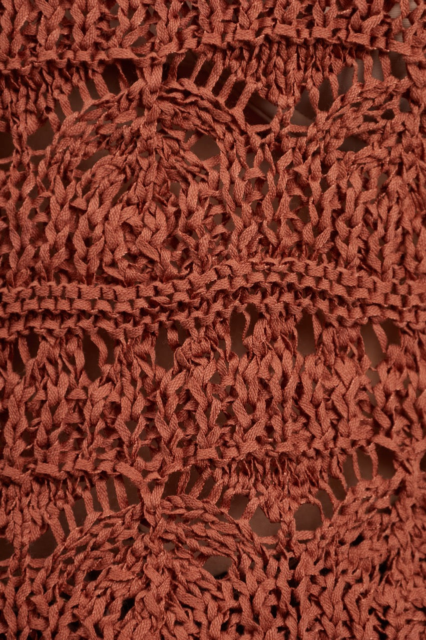 Top Algodón Lía Terracota